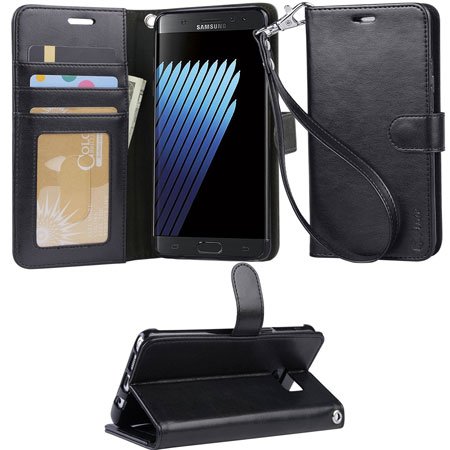 ARAE Samsung Galaxy Note 7 wallet Case with Kickstand