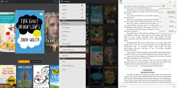 Amazon Kindle - Android App for Tablets