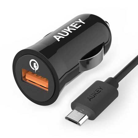 Aukey Quick Charge 2.0 PowerAll 18W USB Car Charger Adapter