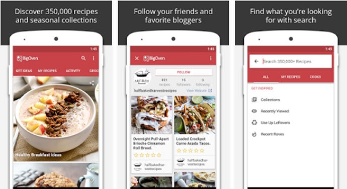 BigOven - Android Cooking App