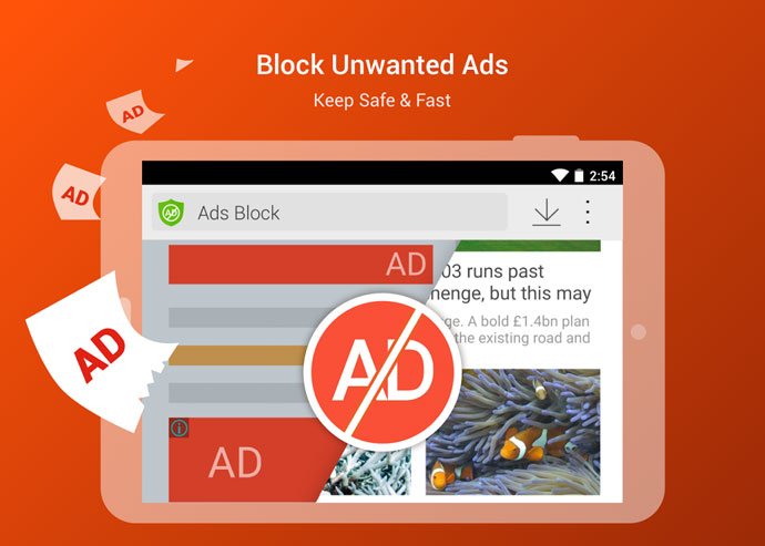 CM Browser - free ad blocker for android