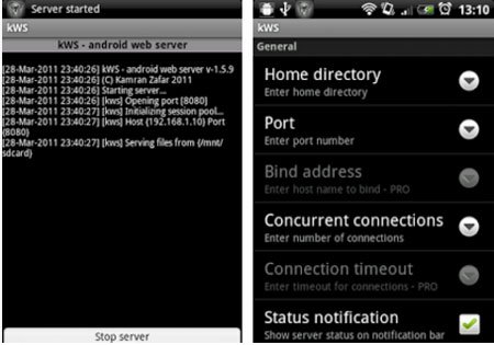 Convert Your Android into a Web Server