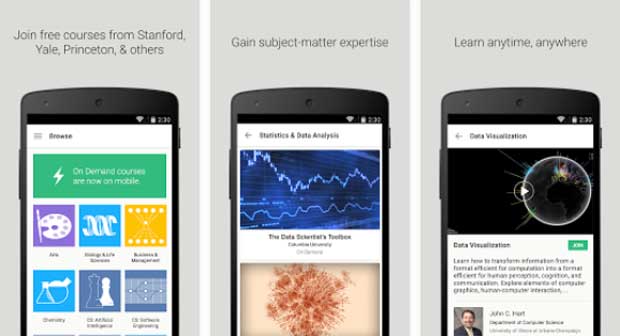 Coursera - Best Educational Apps for Android