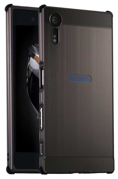 DAMONDY Luxury Ultra-thin Metal Brushed Xperia XZs Case