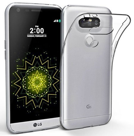 EasyAcc LG G5 Soft TPU Clear Case