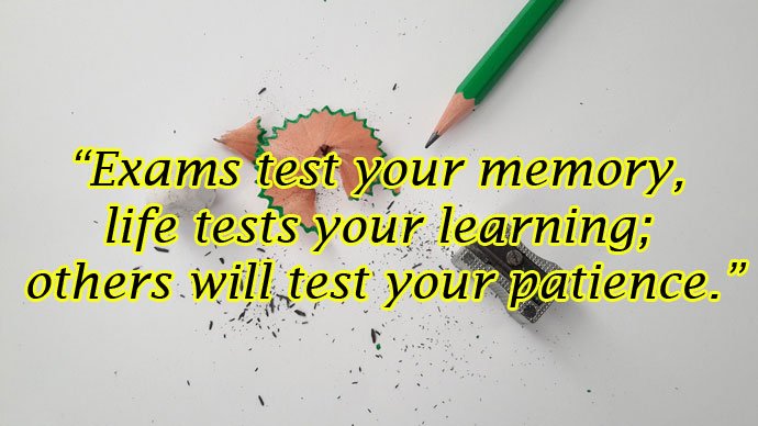 Exam Tension Images with Quotes WhatsApp DP