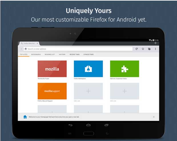Firefox - Best Web Browser App for Android