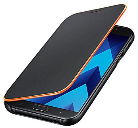 Galaxy A7 2017 Neon Flip Cover, Samsung Official Genuine Case