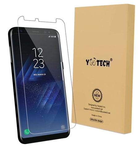 Galaxy S8 Screen Protector [Full Coverage NOT Glass] by Yootech