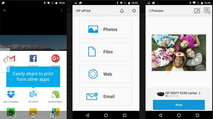 HP ePrint - HP Printer Apps for Android
