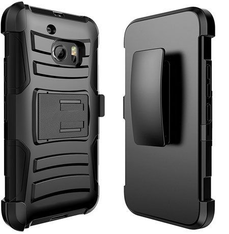 JATEN Rugged Hybrid Dual Layer Kickstand Holster Combo Case for Bolt