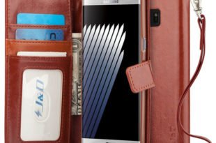 J&D Flip Wallet Case for Samsung Galaxy Note 7