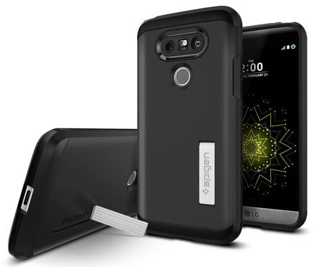 LG G5 Accessories - Spigen® Case for LG G5 with Kickstand