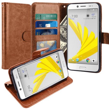 LK Leather Wallet Flip Protective Case Cover for HTC Bolt