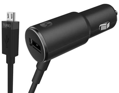Motorola TurboPower 25W Dual Port Rapid Charge Car Charger