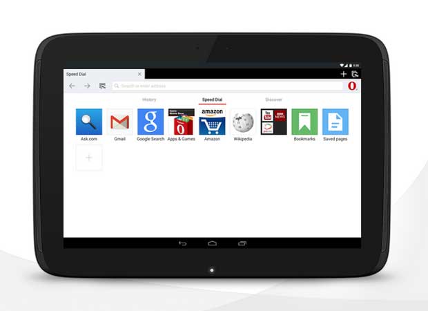 Opera Browser - Essential App for Android Tablet
