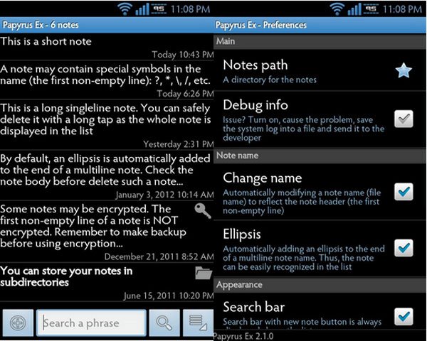 Must Have Apps for Note 7 - Papyrus Ex