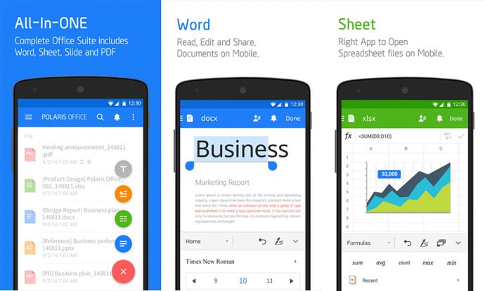Polaris Office - Best Free Office App for Android