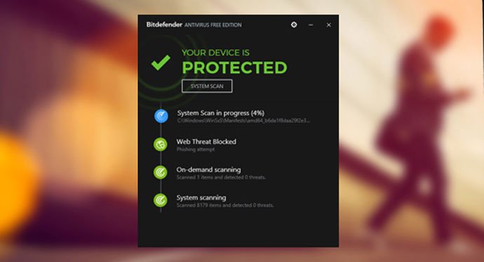 Protected with Bitdefender Antivirus Plus