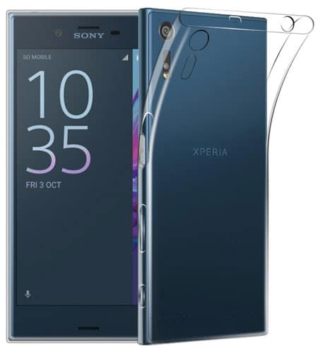 Qoosea Sony Xperia XZ Transparent Bumper Case