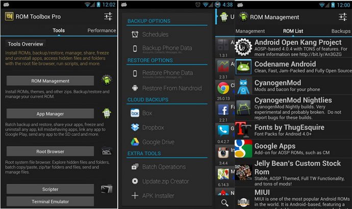 ROM Toolbox Lite - New Apps for Rooted Android