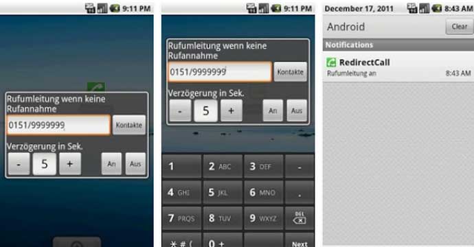 RedirectCall - Android Call Forwarding App
