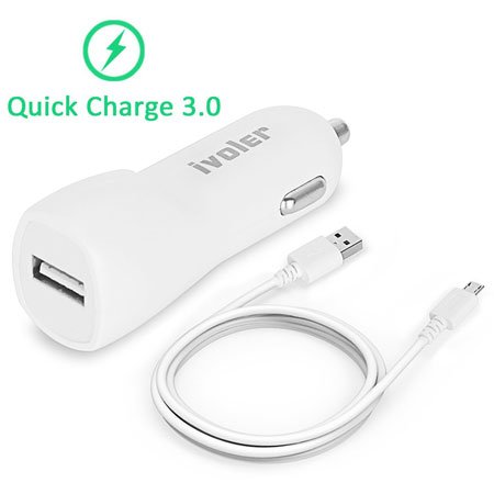 Samsung Galaxy S7 Edge Adaptive Fast Charging 18W USB Car Charger