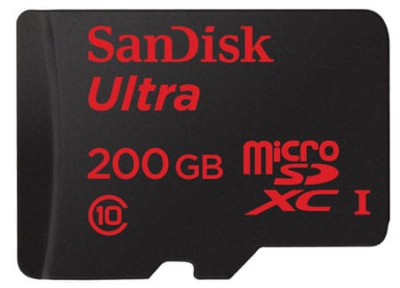 SanDisk Ultra 200GB Micro SD (SDSDQUAN-200G-G4A)