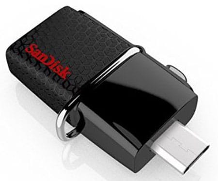 SanDisk Ultra 64GB USB 3.0 OTG Flash Drive With micro USB connector