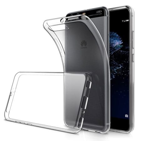 Simpeak Soft TPU Transparent Protector Back Case for Huawei P10 Plus