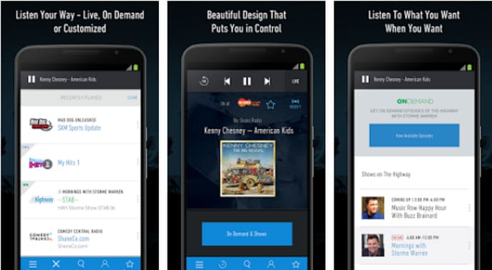 SiriusXM - Free Android Radio App