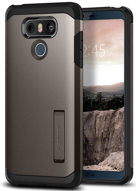 Spigen Tough Armor LG G6 Case with Kickstand