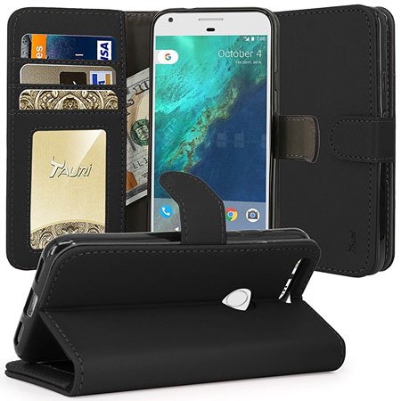 Tauri Wallet Leather Case for Pixel XL