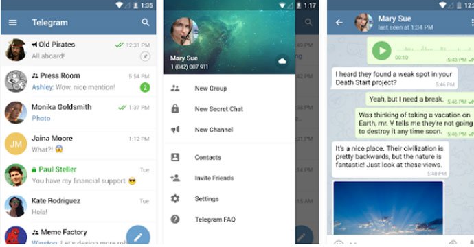 Telegram - WhatsApp Alternative Secure