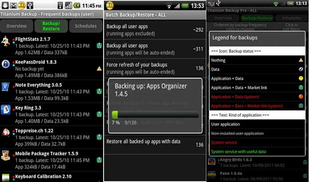 Titanium Backup Apps for Rooted Device