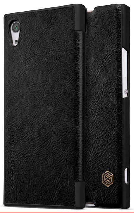 TopACE Leather Case Flip Cover for Sony Xperia XA1