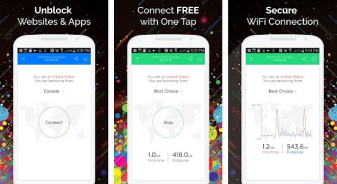 Touch VPN Free Unlimited VPN Proxy & WiFi Privacy