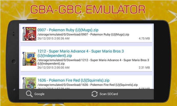 VinaBoy Advanced – GBA Emulator