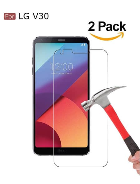 Best LG V30 Screen Protector from Wellci