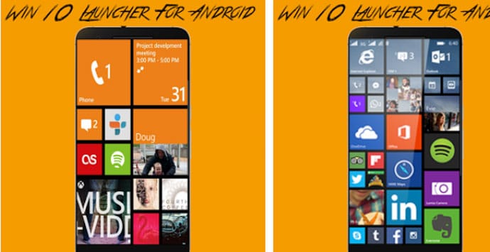 Win 10 Launcher for Android