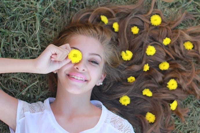 Beautiful Child Women Smiling Face