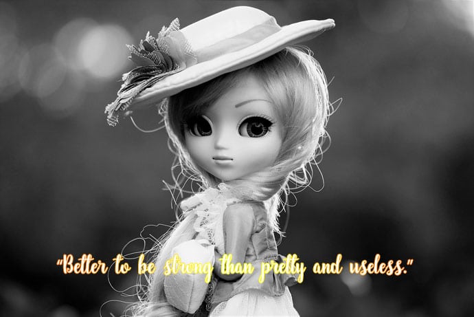 Images of Cute Dolls with Quotes