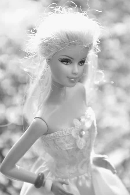 black and white princess dall image