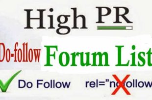 Dofollow Forum List