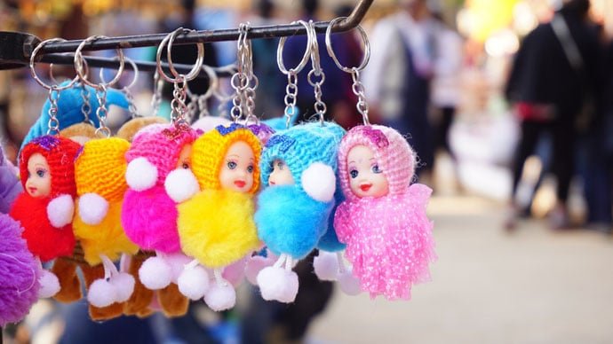 dolls key ring image