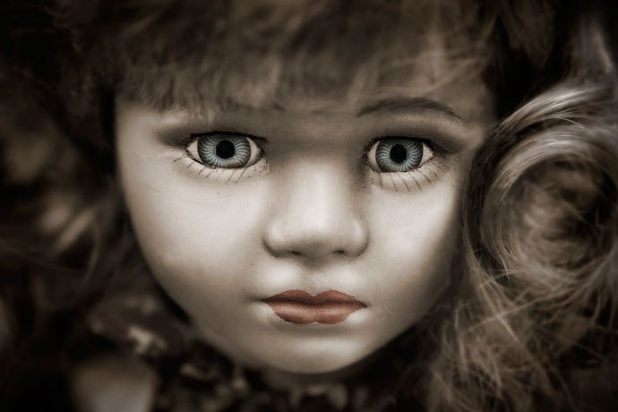 fearful barbie doll