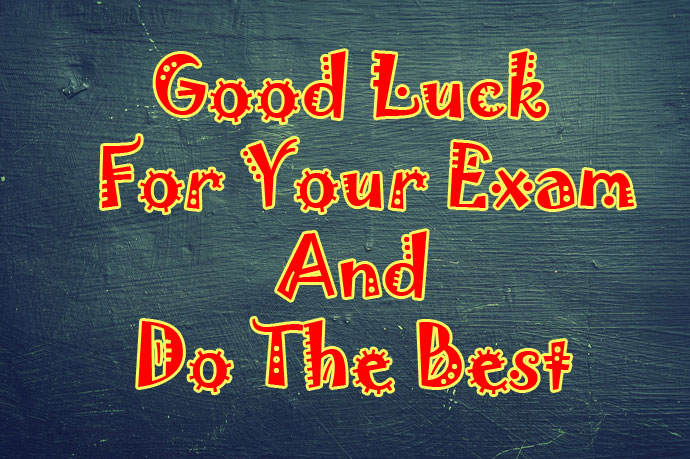 good luck for your exam WhatsApp display picture