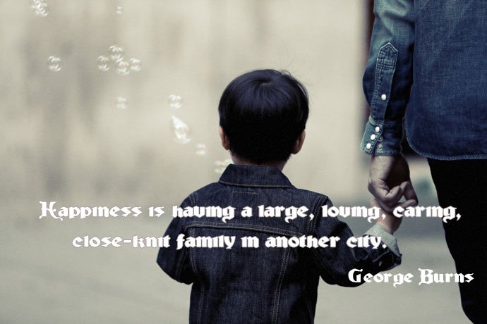 happines is having a large family quote