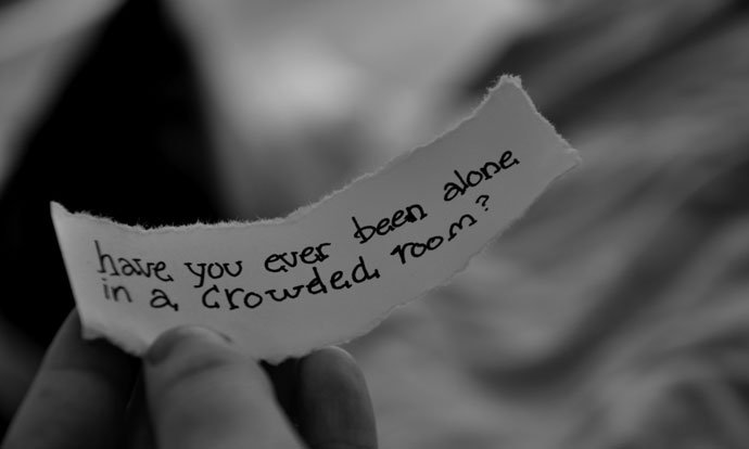 have you ever been alone sad quote