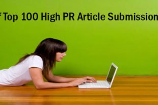 List of Top 100 High PR Article Submission Sites